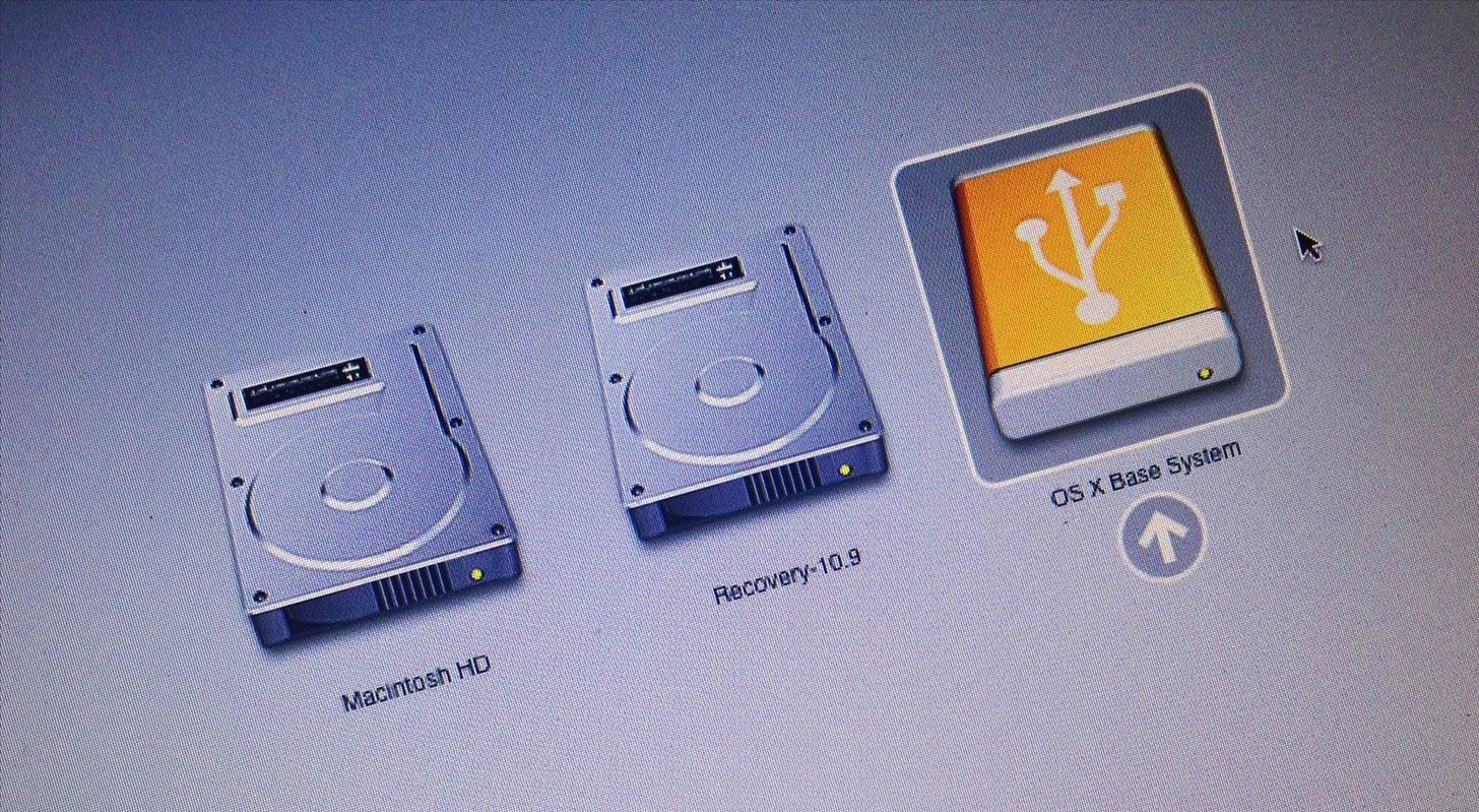 configure flash drive for os install mac